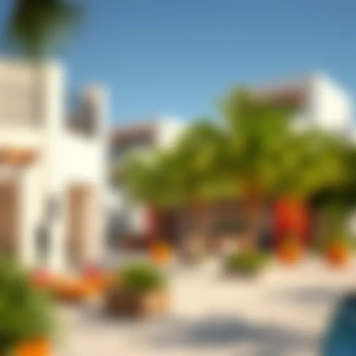 Vibrant community spaces in Al Dar developments