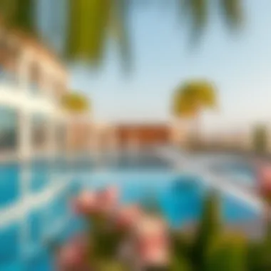 Community Amenities of Al Fattan Park View Community amenities including pools and fitness centers in Al Fattan Park View