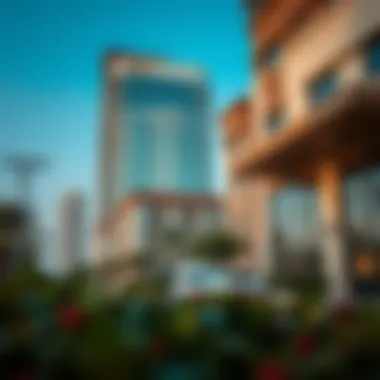 Community features surrounding the Al Yousuf Building