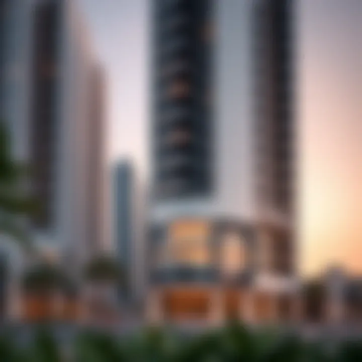 Exterior view of the Al Yousuf Building showcasing modern architecture