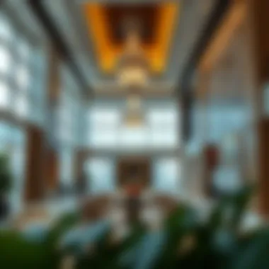 Interior design elements of the Al Yousuf Building