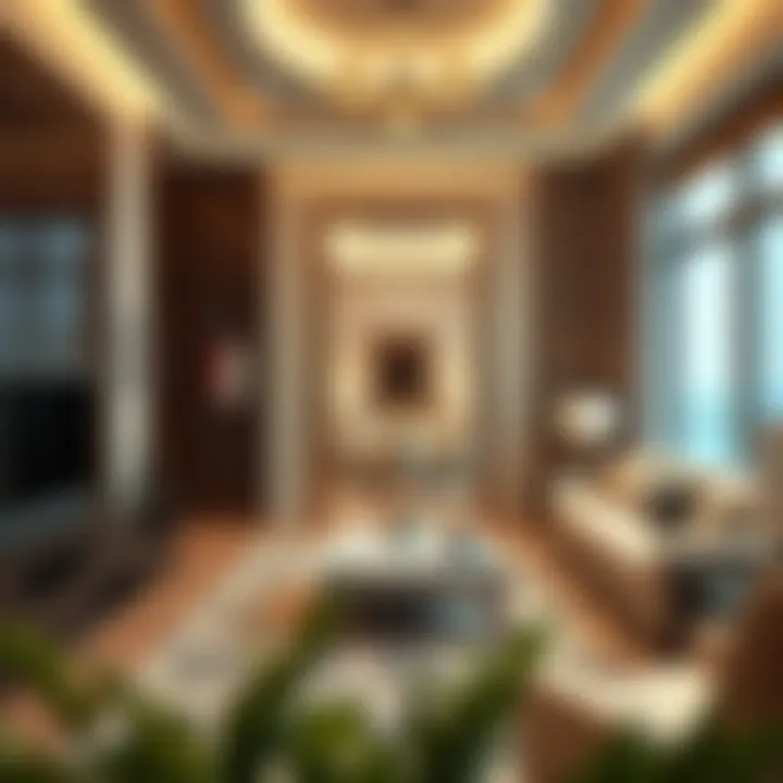 Luxurious interior design of a residence in Aster Al Nahda 2