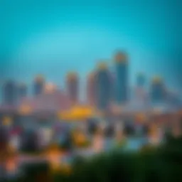 Stunning skyline view of Aster Al Nahda 2