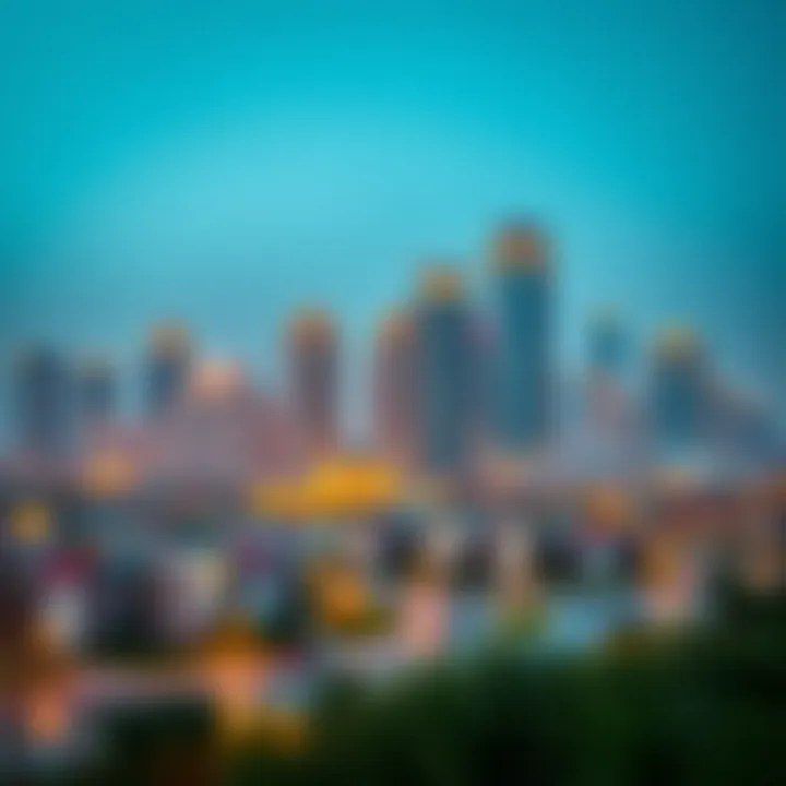 Stunning skyline view of Aster Al Nahda 2