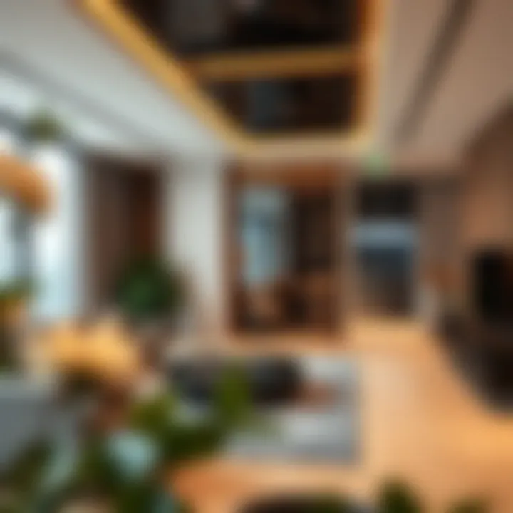 Luxury Living in Bayz Luxurious apartment interior in Bayz