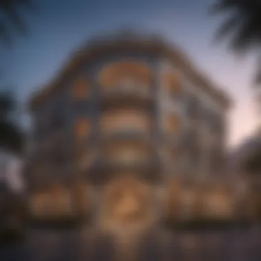 Architectural Marvel of Binghatti Royale Binghatti Royale exterior showcasing architectural beauty