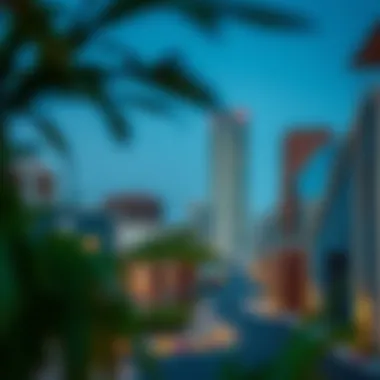 Vibrant neighborhood surrounding Binghatti Vista