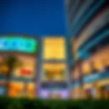 Stunning architectural facade of CityWalk Mall showcasing modern design