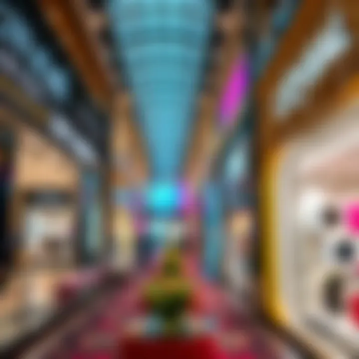 Vibrant interior view of CityWalk Mall filled with various retail stores