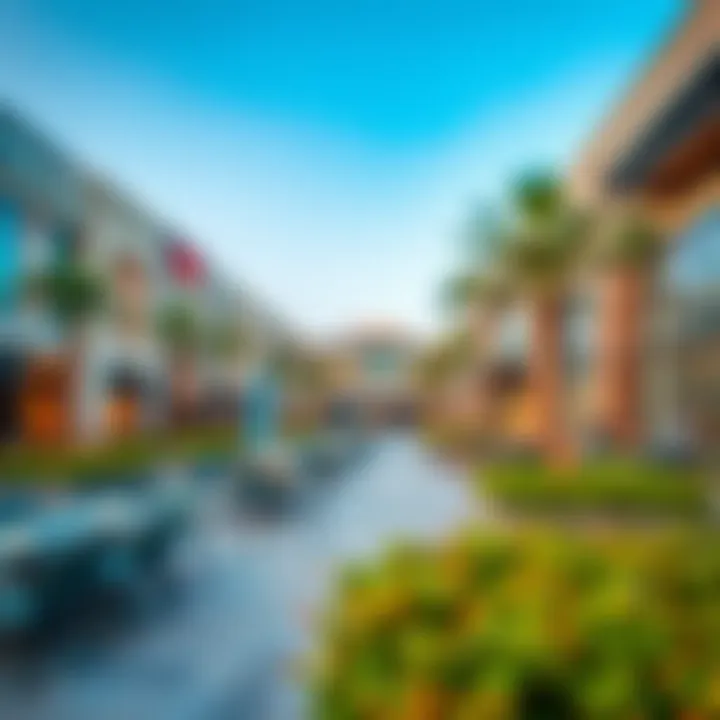 CityWalk Mall's strategic outdoor area with lush landscaping