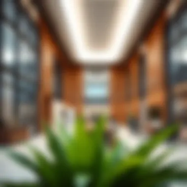 Modern Office Interiors in Al Qusais Modern office interiors in Al Qusais showcasing spacious design