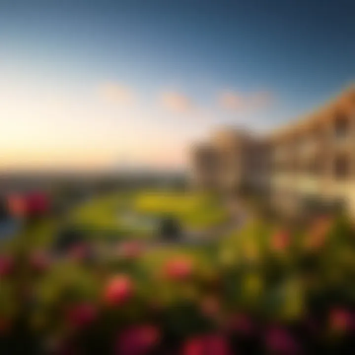 Stunning view of Damac Golf Greens community showcasing its luxurious design