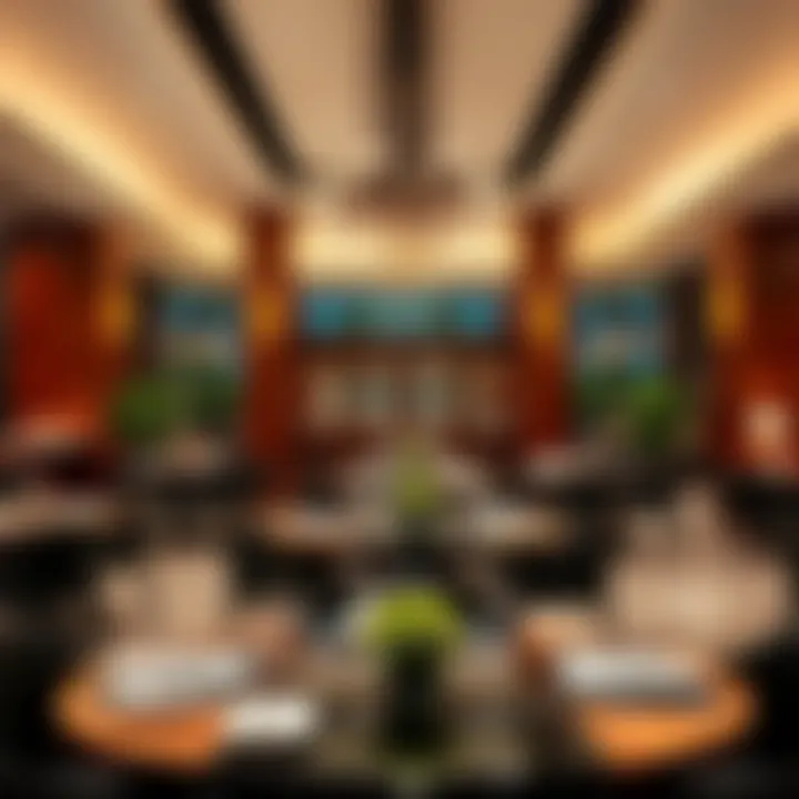 Culinary Delights: Dining at Hotels in Damac Hills 2 Diverse dining options showcasing local and international cuisine at a hotel in Damac Hills 2