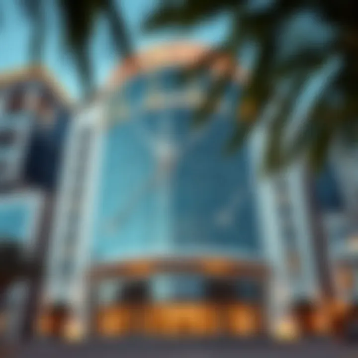 Architectural Elegance of Damas Building Architectural facade of Damas Building showcasing modern design