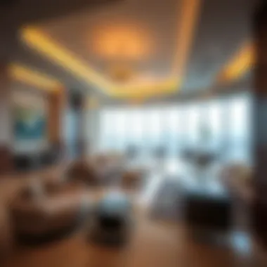 Sophisticated Interior of Damas Building Interior shot highlighting the exquisite design within Damas Building