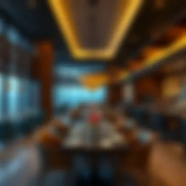 Contemporary restaurant interior showcasing global flavors