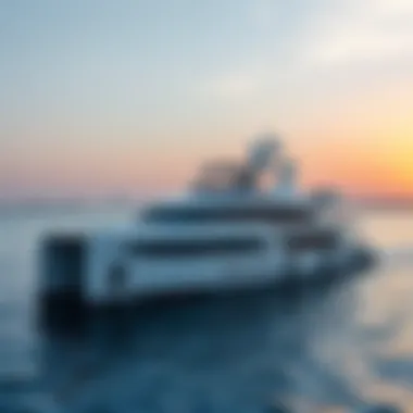 A Dream Boat anchored in the serene waters of Dubai