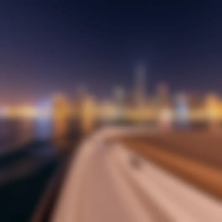 Breathtaking view of Dubai skyline from a Dream Boat