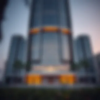 Architectural Marvel: Emaar Grande Exterior Stunning exterior view of Emaar Grande showcasing its modern architectural design