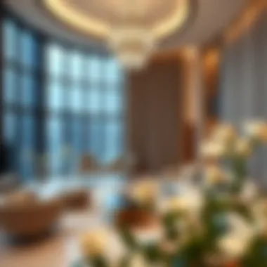 Inside Emaar Grande: Luxurious Living Spaces Interior view of a luxurious apartment in Emaar Grande highlighting its design and amenities