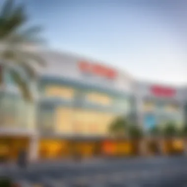 Exterior view of Al Ansari Oasis Mall showcasing modern architecture