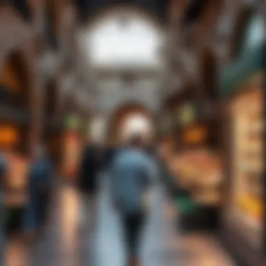 Visitors exploring the diverse offerings at Al Seef Souq