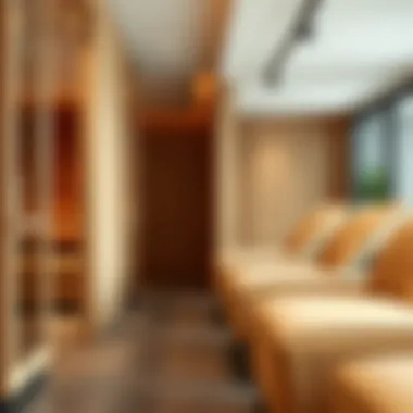 Wellness amenities including sauna and relaxation area