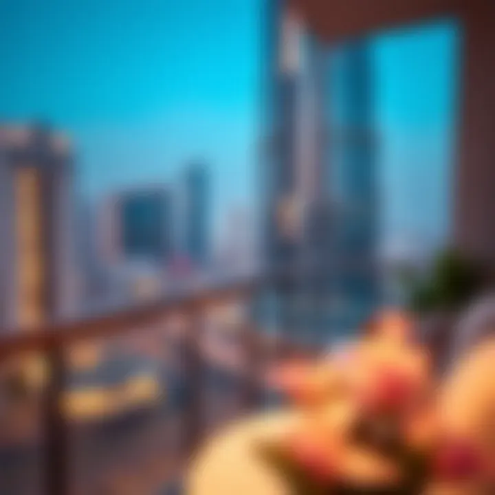 Stunning Balcony Views of Deira Balcony view from a hotel apartment in Deira