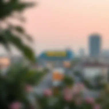 Impact on Neighborhoods: Real Estate Dynamics Near IKEA Residential area adjacent to IKEA demonstrating property value changes