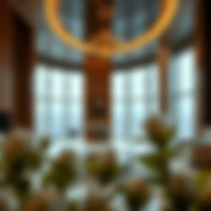 Interior design showcasing luxury and modernity in Jamal Tower