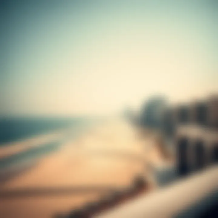 Panoramic view of Jebel Ali Beach showcasing its pristine sands and azure waters