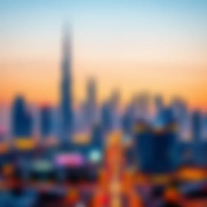 Dubai Skyline Influenced by Manazil Group Stunning Dubai skyline with Manazil Group developments