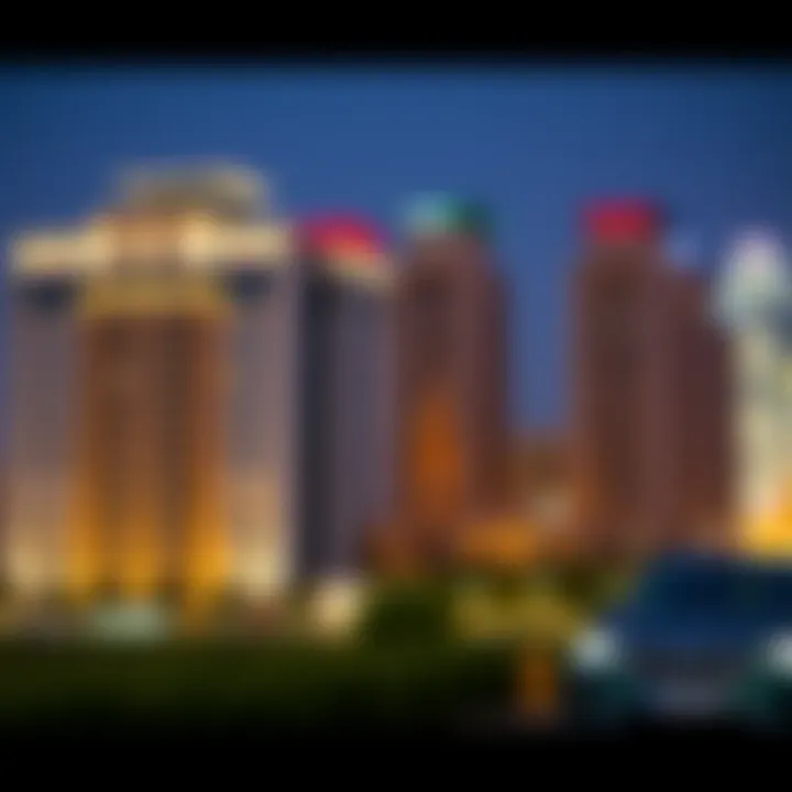 Graph displaying rental price trends over recent months