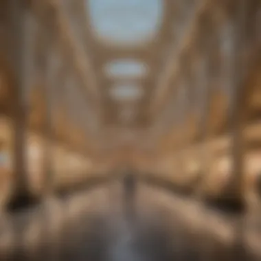Architectural Elegance of Nakheel Mall Stunning architectural design of Nakheel Mall