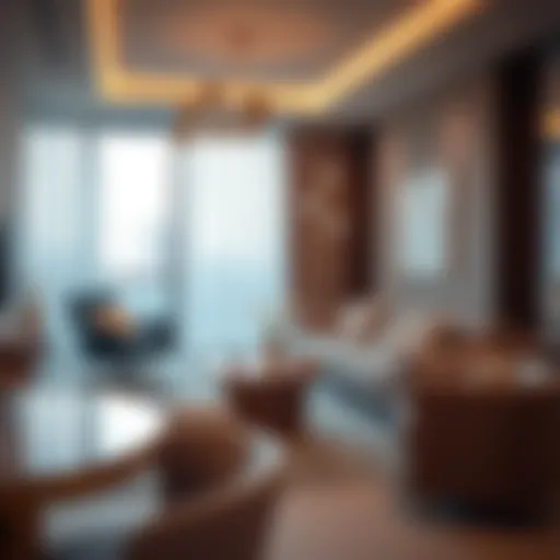 Stylish Furnishings in Al Quoz Studio Modern studio interior showcasing stylish furnishings