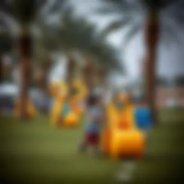 Children enjoying outdoor activities in Safa Park