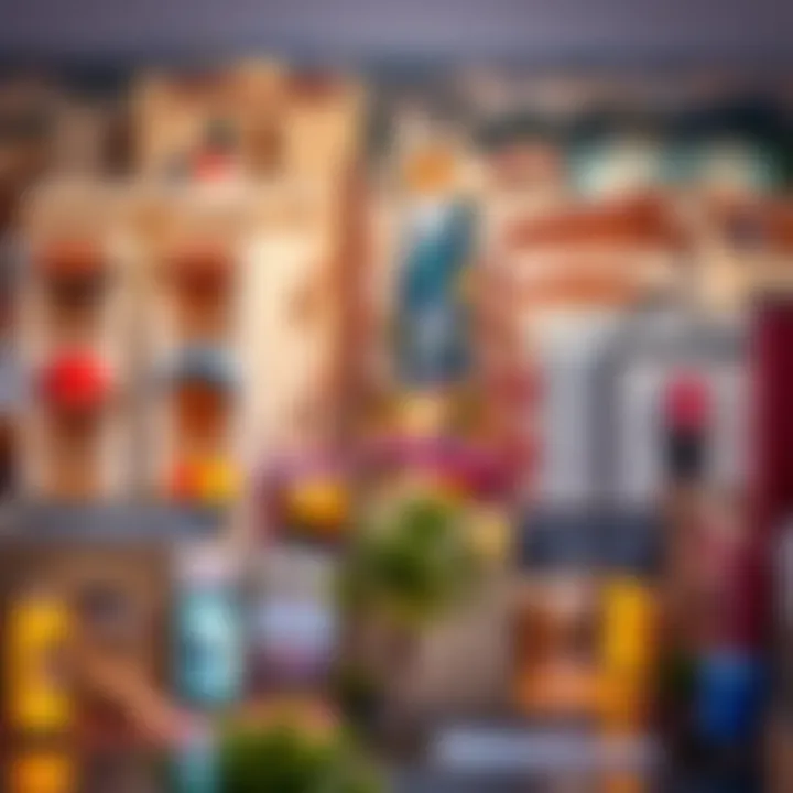 Lively Al Nahda Community Vibrant neighborhood view of Al Nahda