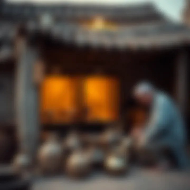 Traditional cultural experience showcasing local artisans