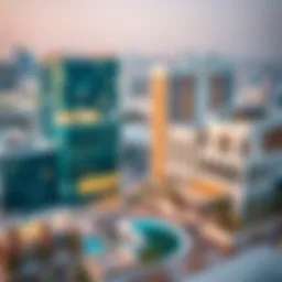 Panoramic view of West Zone Dubai showcasing modern architecture