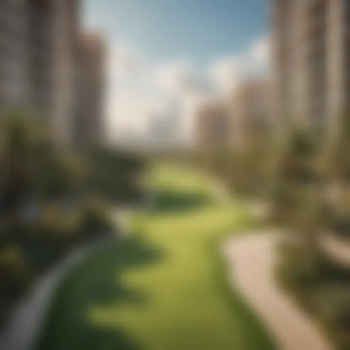 Community lifestyle surrounding Golf Towers