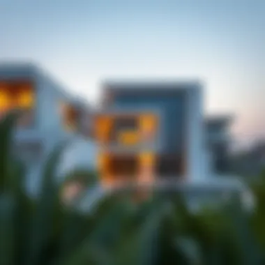 Luxurious marine staff accommodation in Dubai showcasing modern architecture