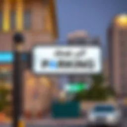 Mawaqif parking sign in Dubai