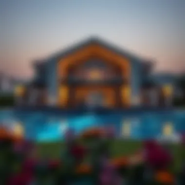 Architectural Marvel of the Clubhouse Architectural elegance of the clubhouse at Montgomerie
