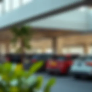 Types of parking spaces available at the venue