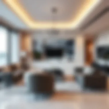 Stylish Living Room Interior in DAMAC Hills 2 Stylish living room interior in a DAMAC Hills 2 villa