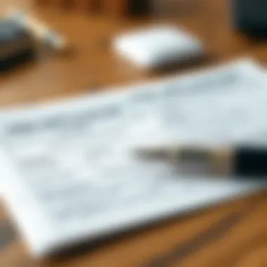 Visa Application: The First Step Towards Residency A close-up of a visa application document and a pen on a desk.