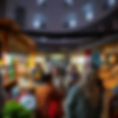 Cultural Integration: Embracing Local Traditions A local market scene reflecting the vibrant culture of the UAE.