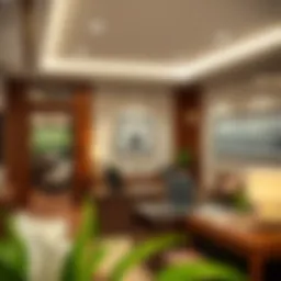 Notary office interior showcasing professionalism and trust