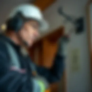 Expert Assessment of Repair Needs A skilled technician assessing a home issue