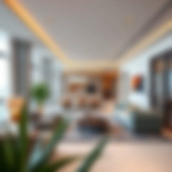 The Hive's stunning interior design featuring open spaces and contemporary finishes that promote an urban lifestyle.